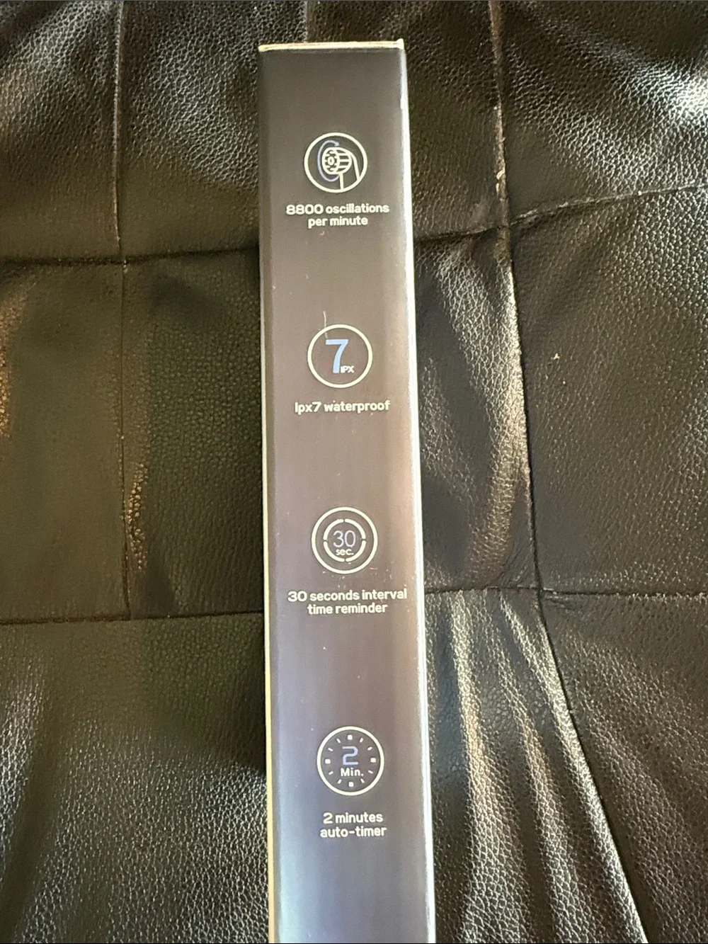 Black Electric Toothbrush with Replacement Heads
